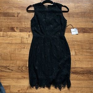 Superdown Suri Sleeveless Mini Dress in Black